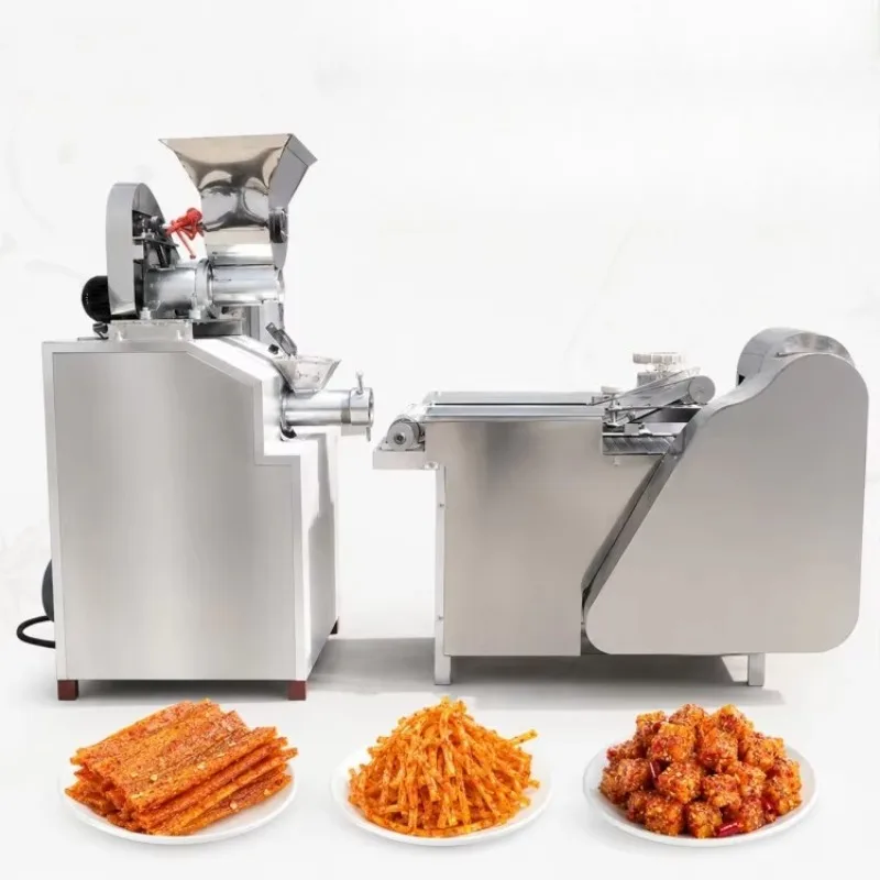 Ligne de production et machine personnalisées pour en-cas épicés sans gluten à haute productivité Latiao