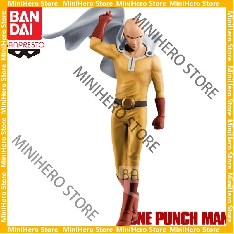

В наличии: Оригинальная коллекционная фигурка Сайтамы из One Punch Man от Bandai Banpresto, масштаб 1/8, ПВХ, для демонстрации