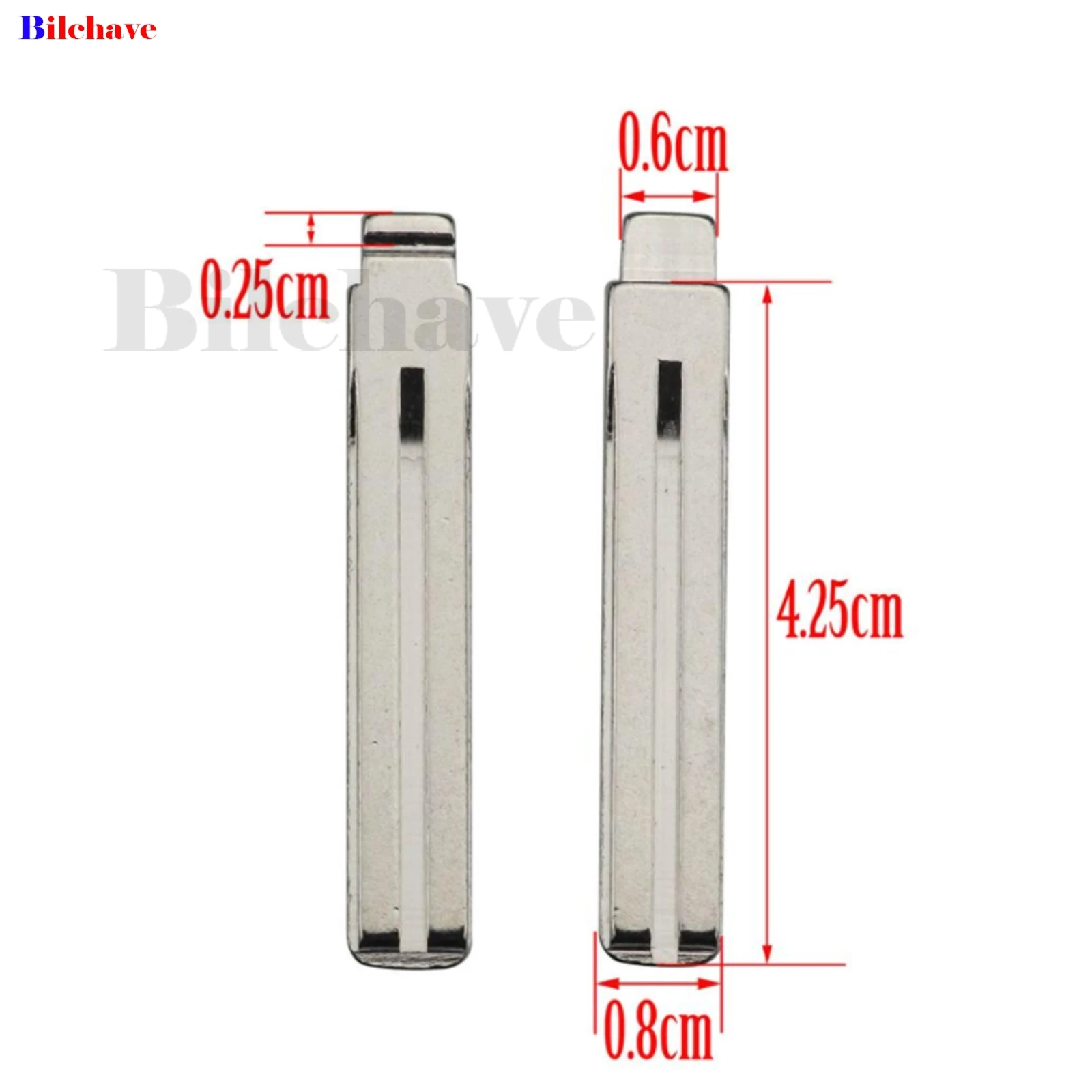 Jingyuqin 1/10pcs Flip Remote Car Key Uncut Blade For Mistra Hyundai Elantra Accent Ix35 IX45 I30 Solaris Tucson I20 Santa Fe