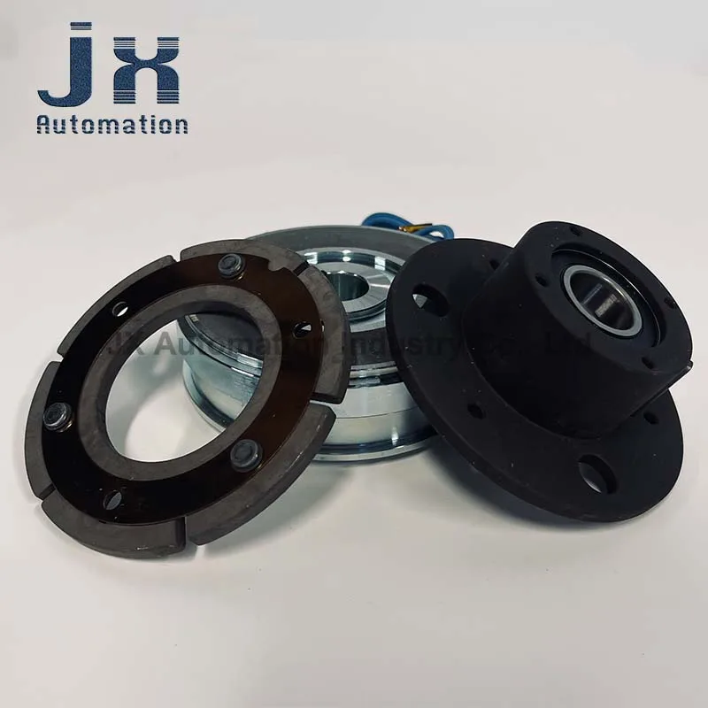 Taiwan CHAIN TAIL DC24V 35W Inner Bearing Electromagnetic Clutch With Bearing Plating Hub CE2010AA Shaft Hole 30mm