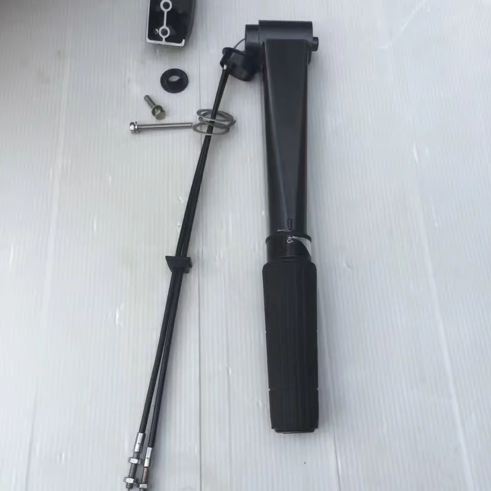 

2 Stroke 30HP 2 Cylinder Outboard Motor Throttle Handle Steering Assy Cab New Manual Part Number