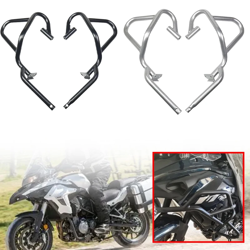 

Fit For Benelli TRK502X TRK502 BJ500GS Motorcycle Accessories Engine Guard Bumper Highway Crash Bar Engine Fall Protection Bar