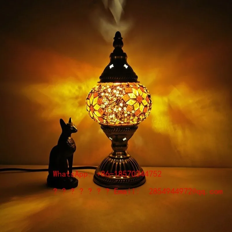 Vintage Romantic Small Table Lamp Bedroom Study Cafe Restaurant Hotel Homestay Decorative Table Lamp - view 2