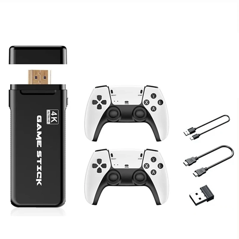 

M8 PRO TV Video Game Console 64GB 20000 Games 2.4G Double Wireless Controller Game TV Stick Retro Game Console