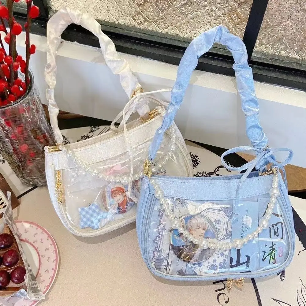 

Design for Girls' Daily Leisure Harajuku Lolita Ita Bag Sweet Jk Japanese Single Shoulder Transparent Crossbody Underarm Bag