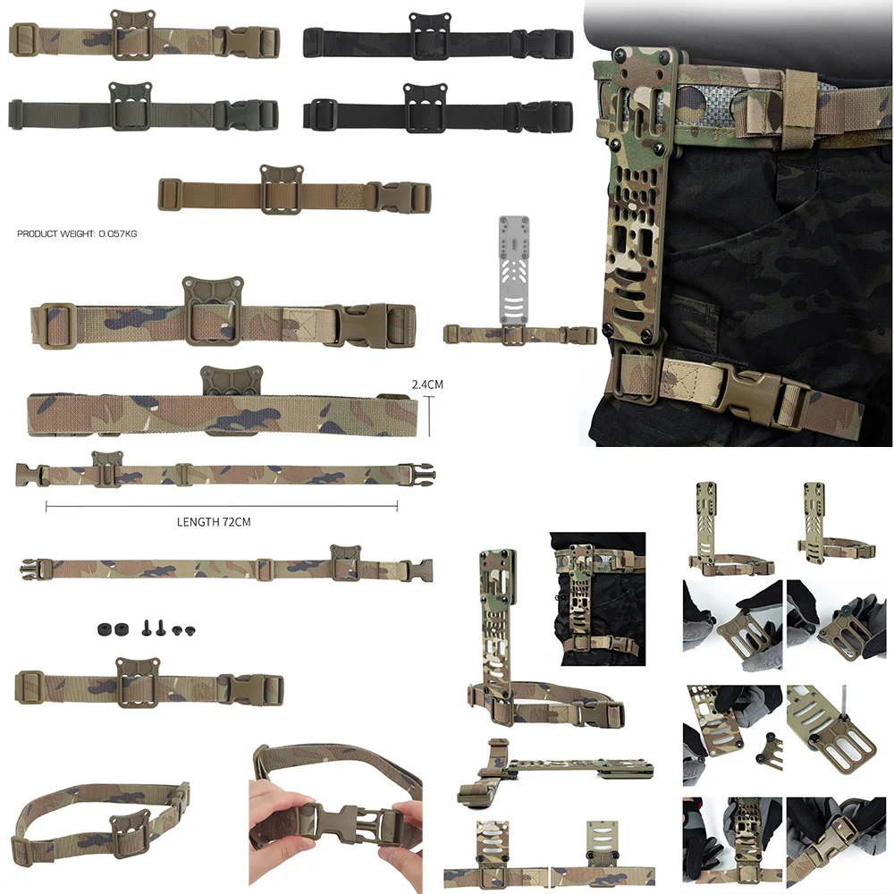 

Hunting Modular Gun Holster Adapter Adjustable Leggings Pistol Holster Adapter Compatible With QLS Air Gun Adapter Leg Cuffs