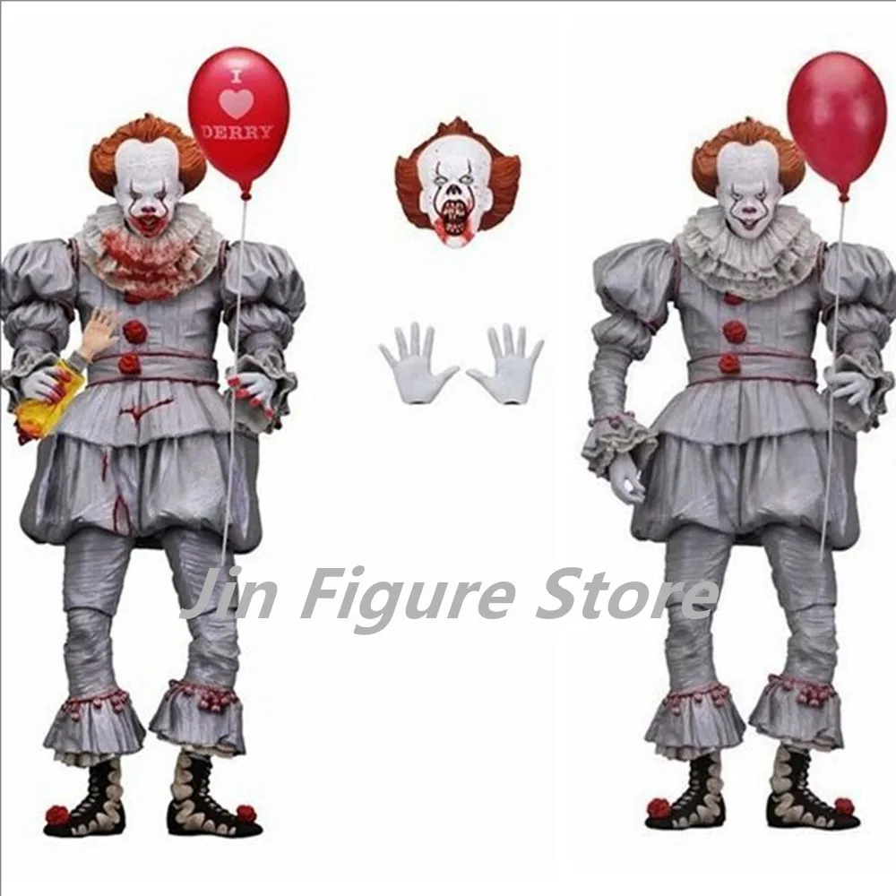 

18cm Stephen King's It Anime Figure Deluxe Edition Pennywise Action Figure Statue Colletion Ornaments Pvc Model Doll Gift Toys
