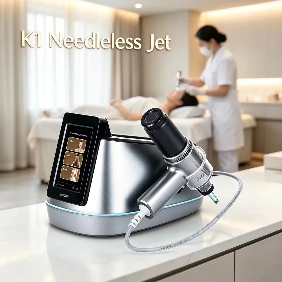 High-Pressure Facial Jet Deep Skin Infusion Non-Invasive Mesotherapy Machine Korean K1 MESO