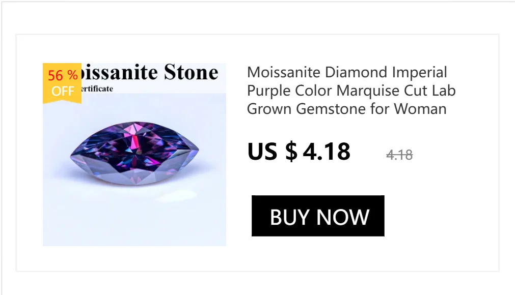 Lab Moissanite Stone Round Cut D Color VVS1 0.1ct-12ct Lab Grown Gemstone Charms for Jewelry Making Pass Diamond Tester
