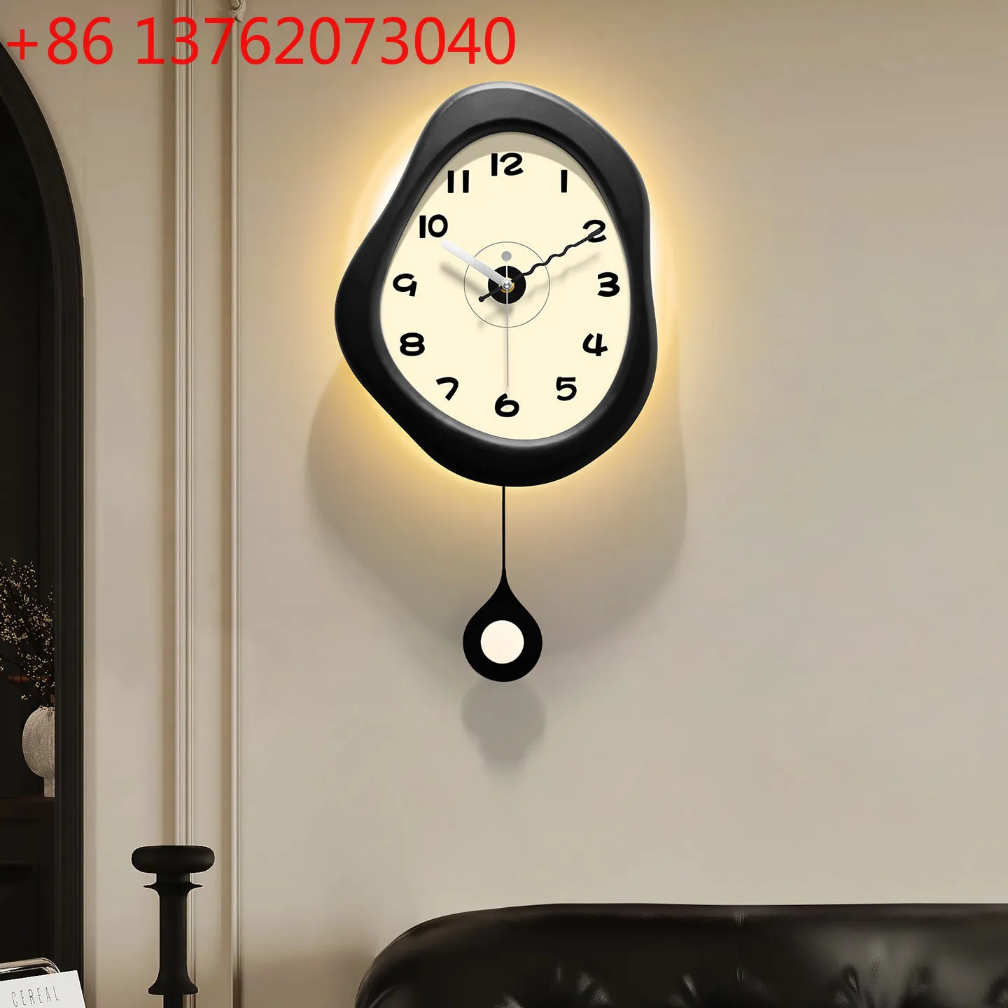 

Настенные часы в стиле Mid-century Modern, бесшумные кварцевые, для дома, гостиной, кухни, офиса, винтажные, роскошные, минималистичные, круглые
