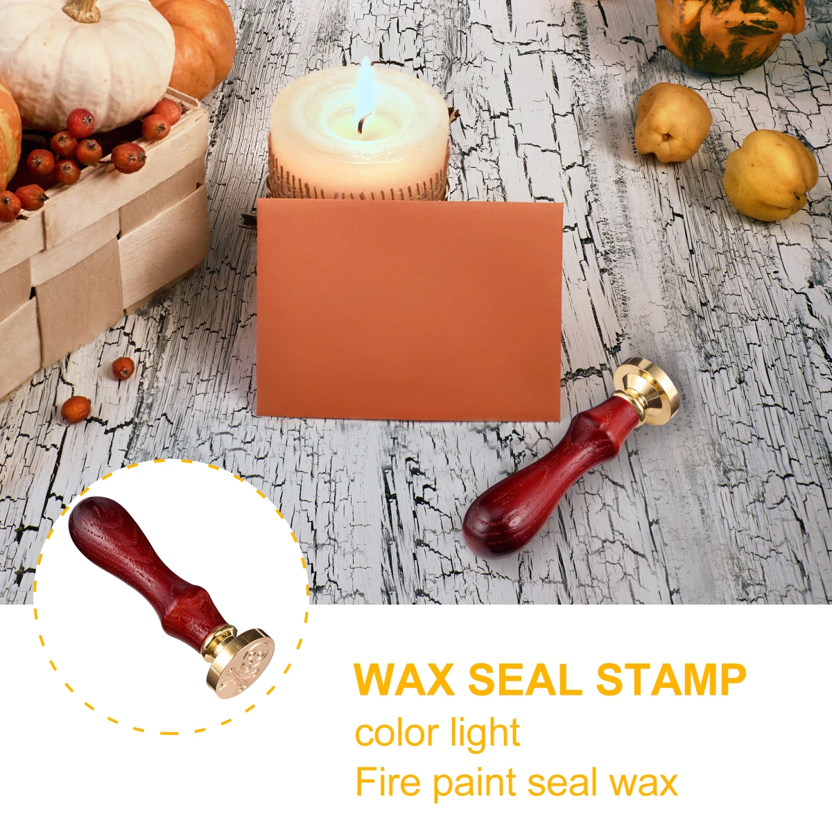 

Envelope Seal Stamp Skull Decoration Wax Seals for Envelopes Bridesmaid Halloween Decorations