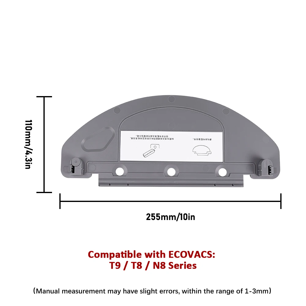 For Ecovacs Deebot Ozmo T8 T8 AIVI T8 Max DX93 DDX96 N8 Pro Vacuum Mop Board Plate Accessories Water Tank Mop Pad Holder Parts