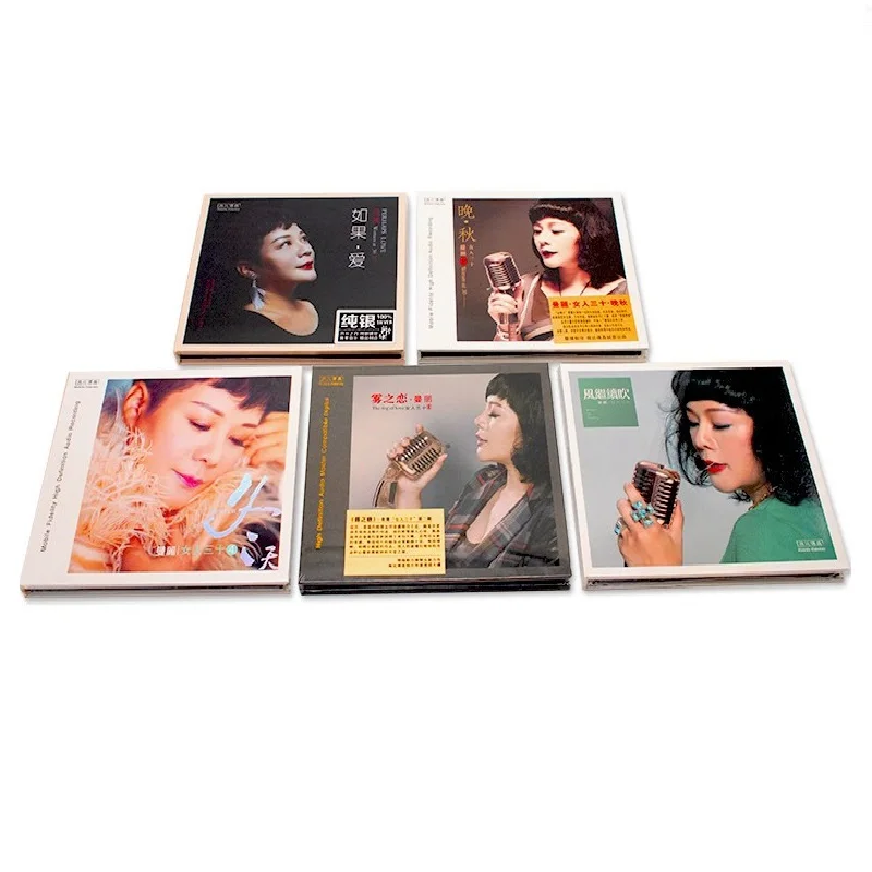 Chinese CD Disc China Female Singer Man Li Woman Thirty Album Series Classic Pop Music Song 5 CD Box Set