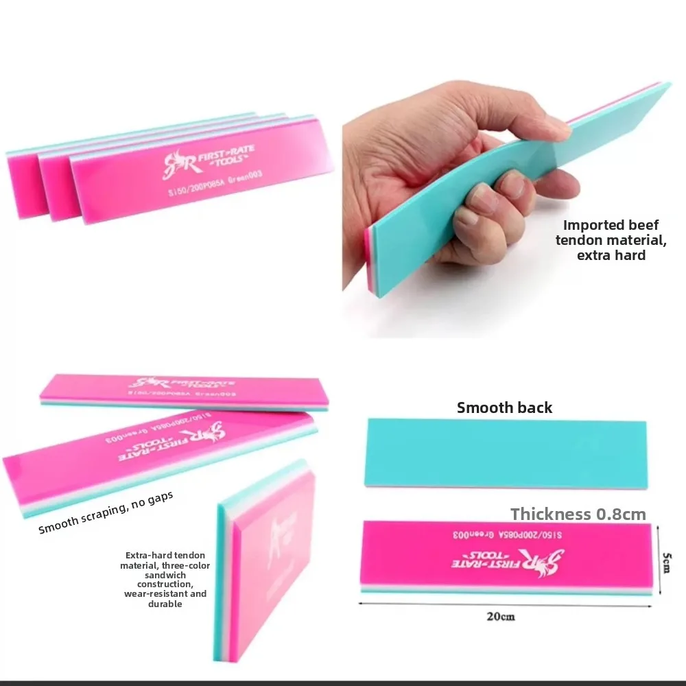 TOFAR 20cm Car Rubber Water Scraper Window Tint Tool PPF Squeegee Ice Scraper Auto Windscreen Wiper Water Remover Cleaning Tool view 3