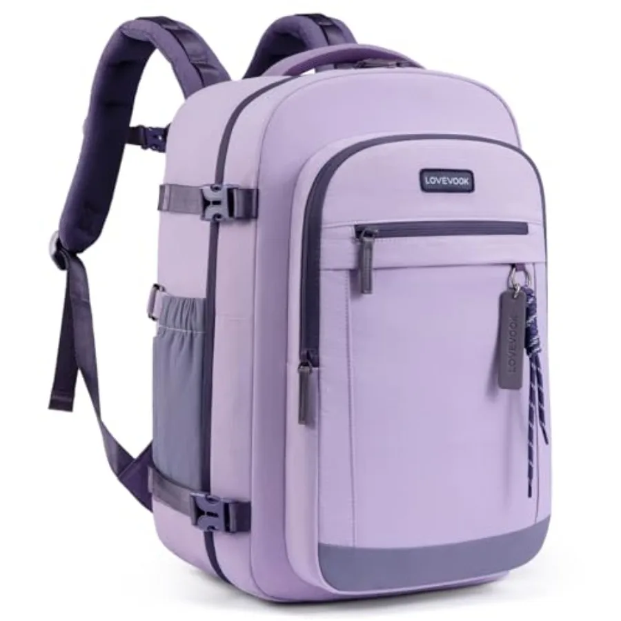 

40L Travel Backpack for Women Airline Approved Carry On Luggage TSA Personal Item Bag fits 15.6 Inch Laptop Waterproof Weekende