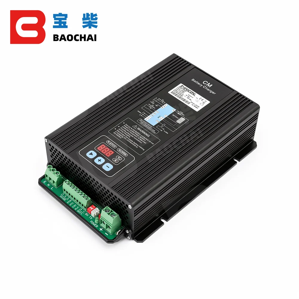 Diesel Generator Spare Parts CM600 20A Floating Intelligent Battery Charger 12V 24V Power Supply