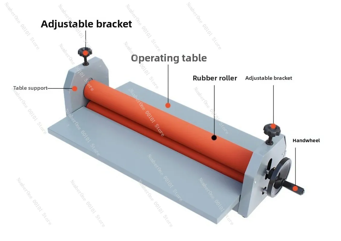 Manual Small Photo Advertising Roll Film Laminator