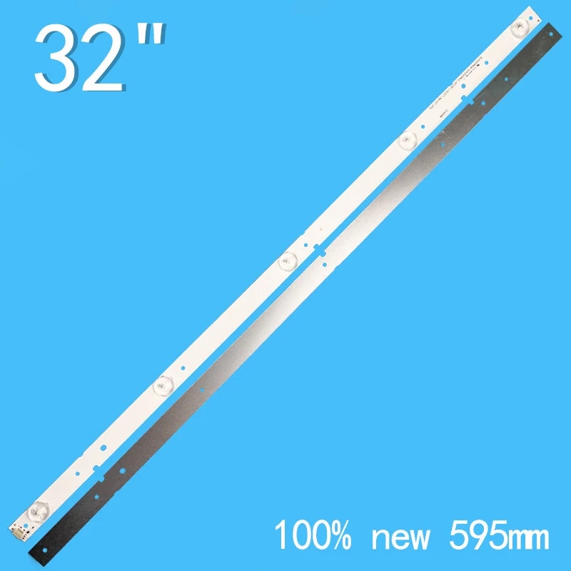 2pcs/set for Hisense General TV maintenance accessory light strip 595mm LED32EC260JD LED32K20JD SVH320AL8-5LED-REV01-150227 SVH3