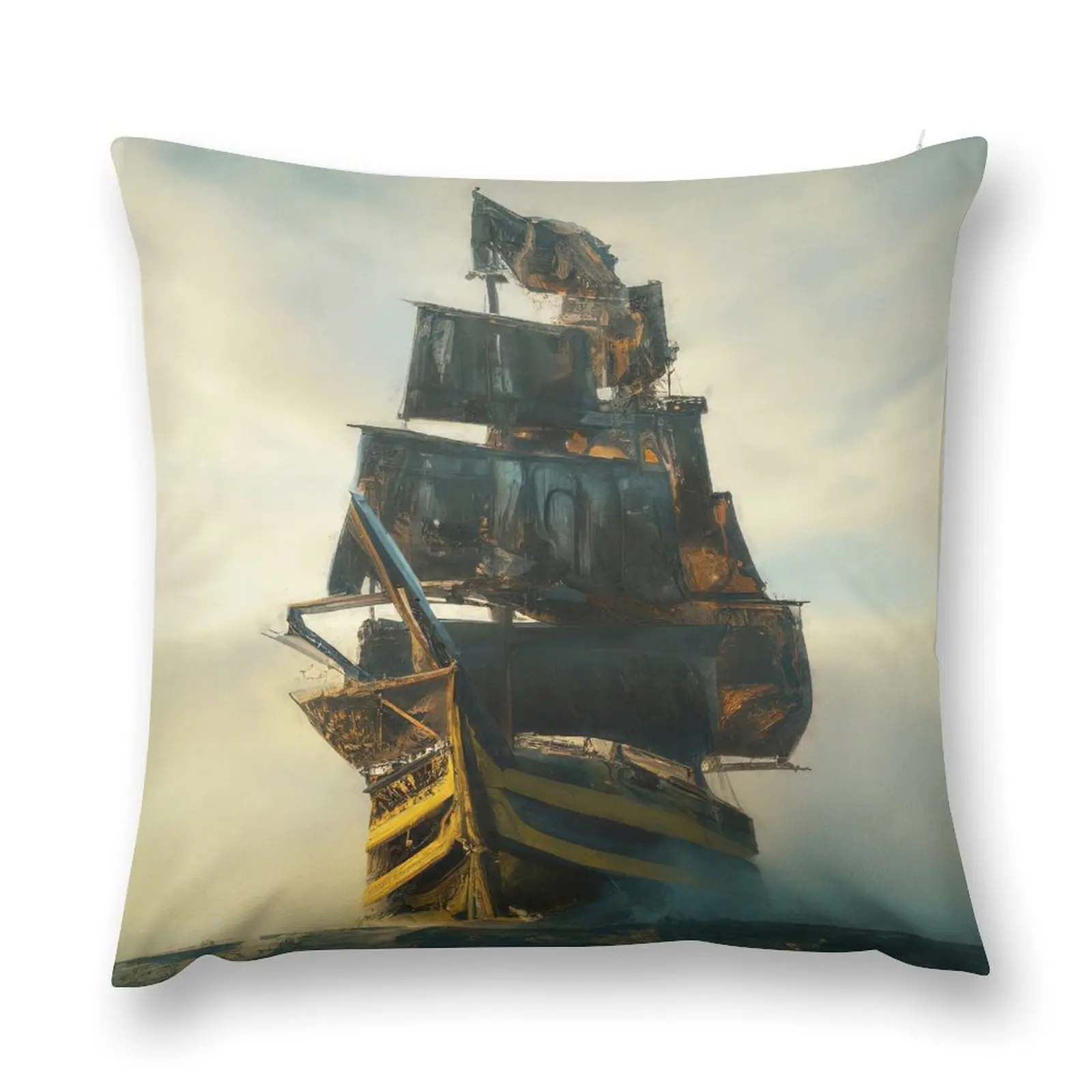 

Ancient Spanish Galleon Throw Pillow home decor items Sitting Cushion pillow