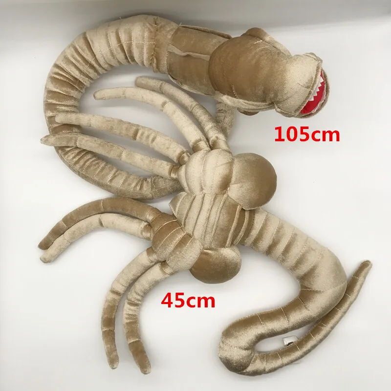 Anime Aliens 105cm Facehugger pluszowa lalka 45cm Chestburster wypchana lalka poduszka dekoracja samochodu wojna Predator lalki peryferyjne