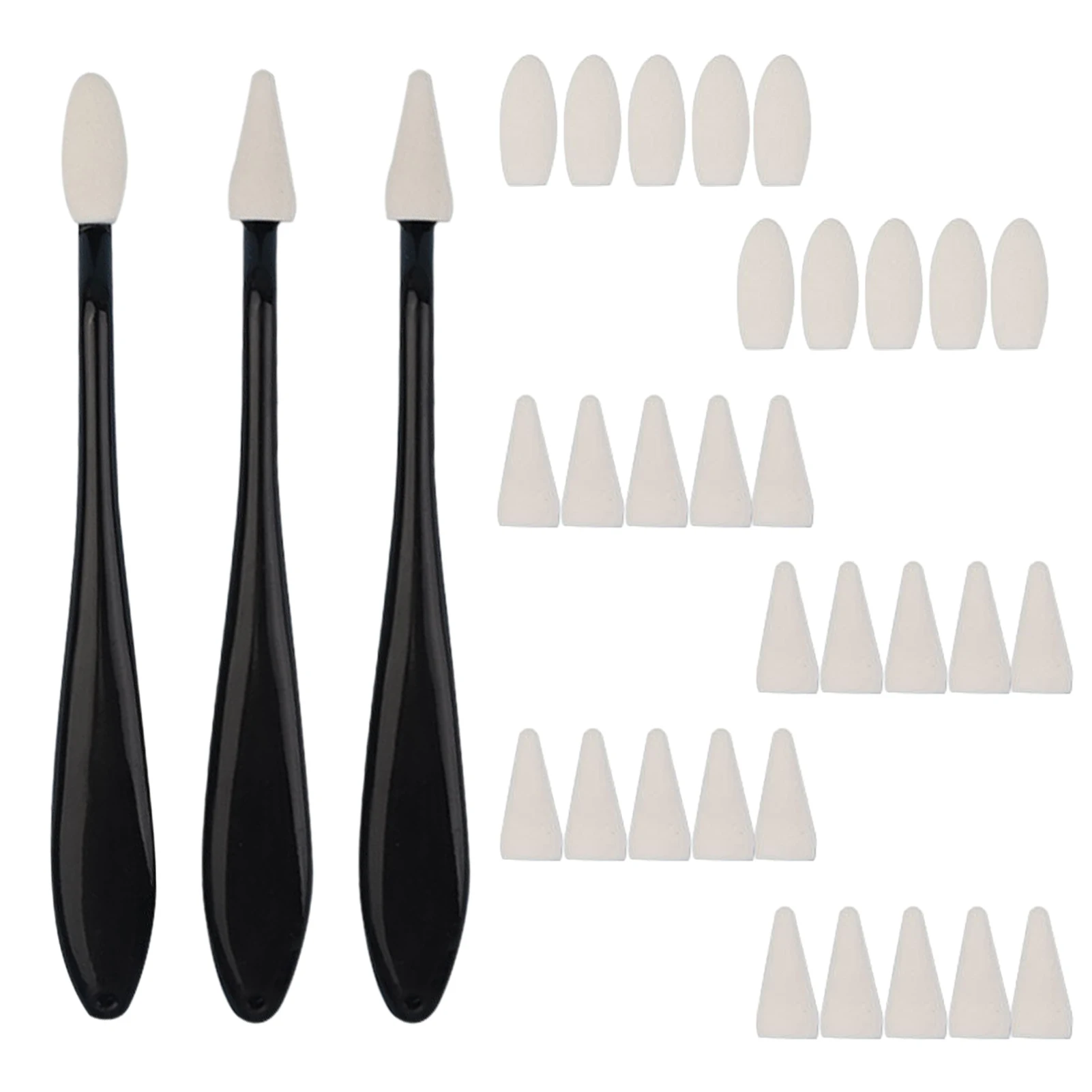 Juego de lápices de borrador de detalle para estudiantes, papel práctico de artista, licuadoras de arte, limpiaparabrisas de bocetos, cabezales de esponja de repuesto portátiles, 33 piezas