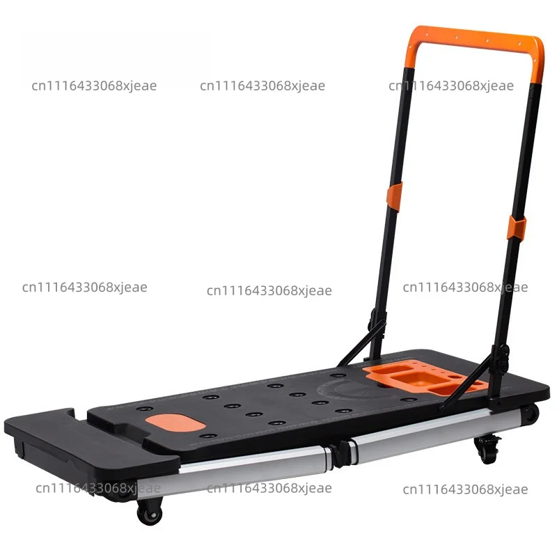 7- In -1 Multifunctional Workbench DIY Woodworking Table Portable Trolley Folding Cart With Wheels Workshop Tool Outing Handcart