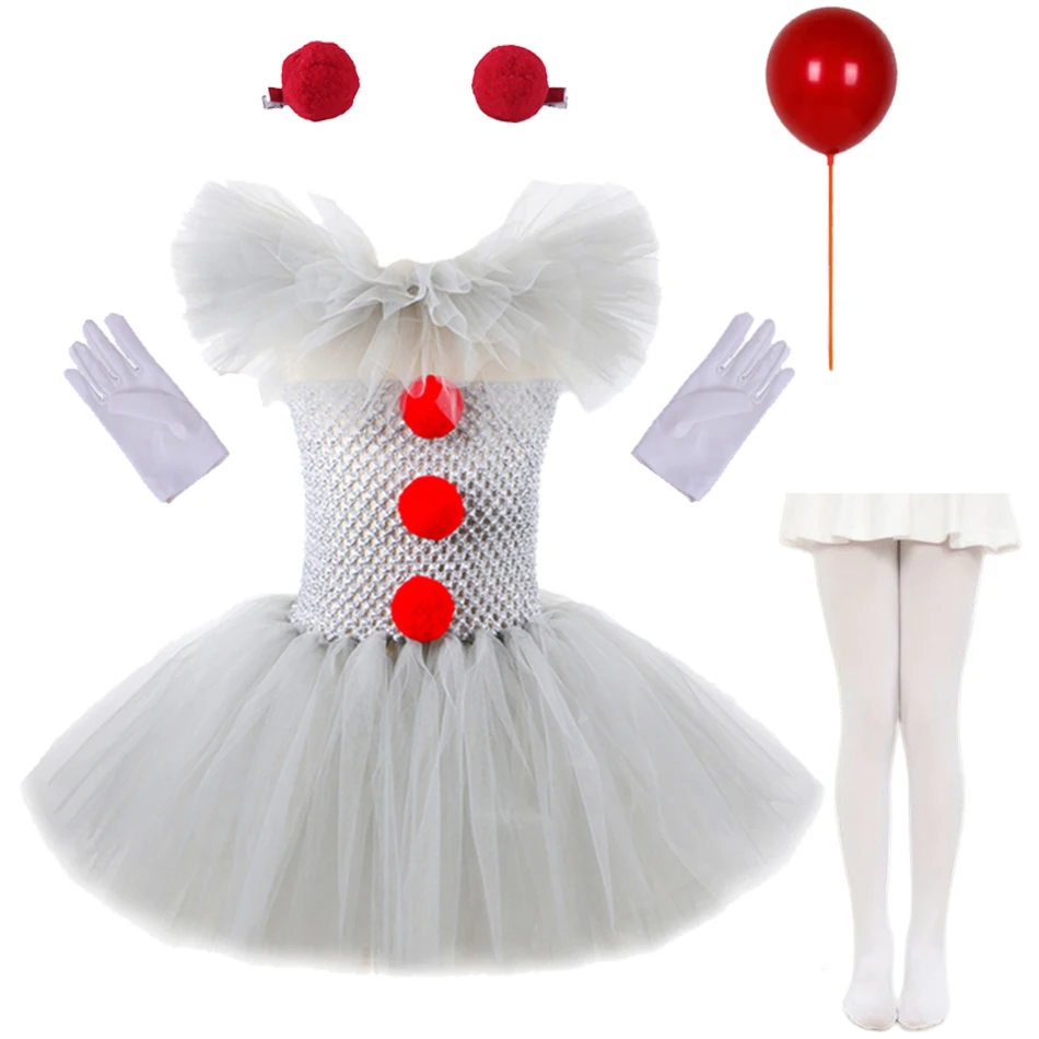 Baby Girls Halloween Witch Costume Children Cosplay Vampire Princess Dresses Kids Dress Up Clothes With Hat Carnival Party Gift