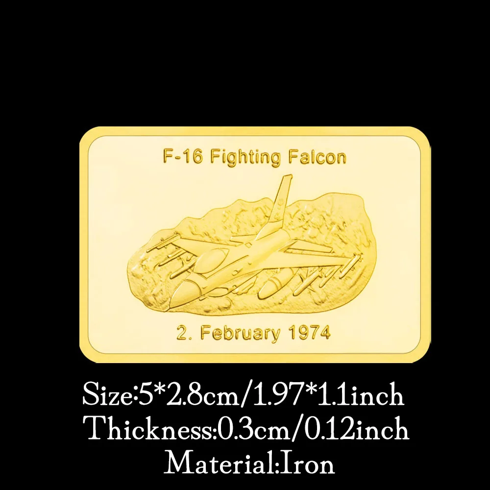 القوة الجوية للولايات المتحدة الأمريكية ، تذكار قتال الصقر ، بار مطلي بالذهب ، عملة تذكارية ، عملة التحدي ، عملة الشرف ،