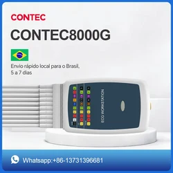 Contec 8000G Multi-function PC ECG/EKG Workstation System 12 Lead Resting Blood Pressure Monitor