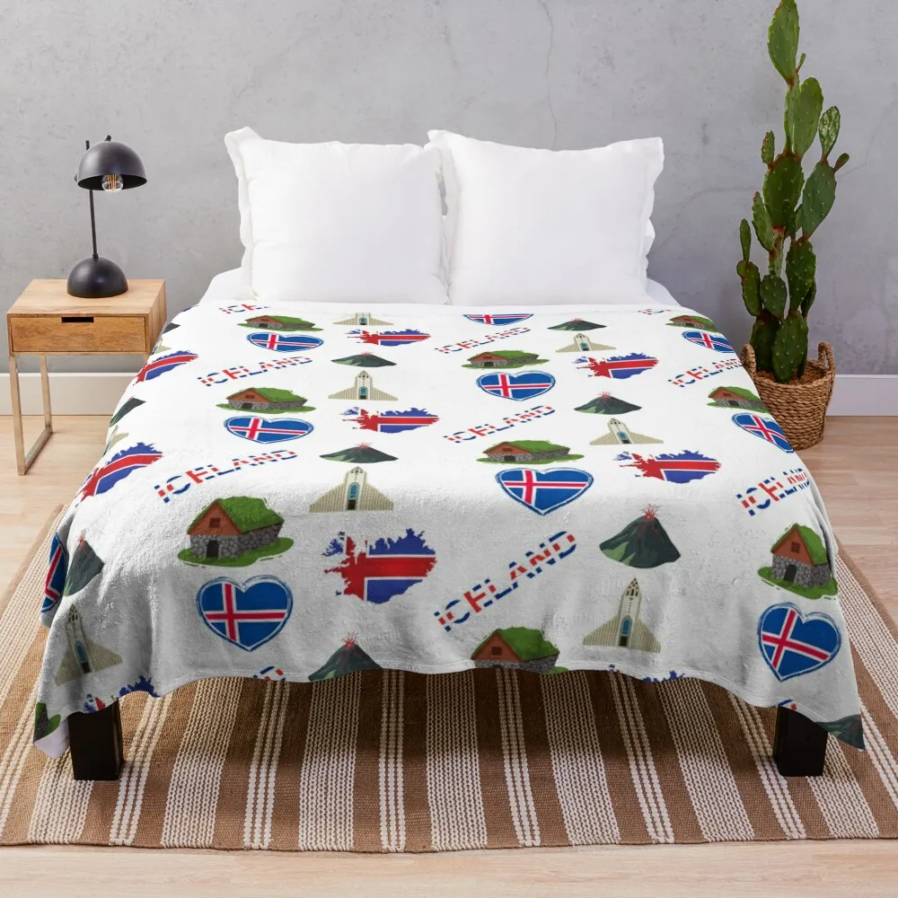 

Iceland pack cute bundle Throw Blanket Decorative Throw Polar Stuffeds Blankets