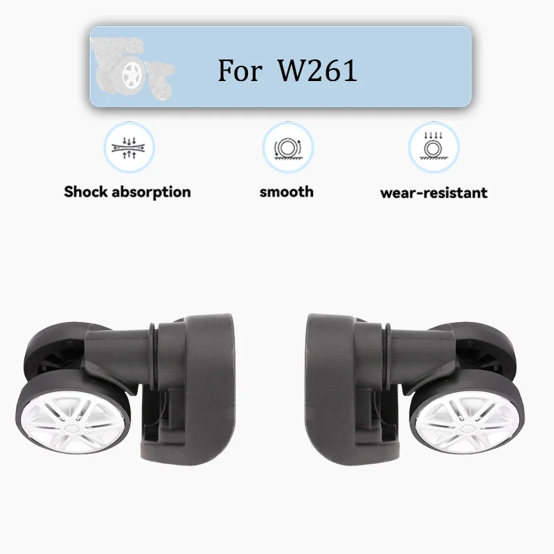 

For W261 Luggage Wheel Repair Swivel Wheel Quiet Rolling Replacement Kit Suitable For Luggage Wheel Components