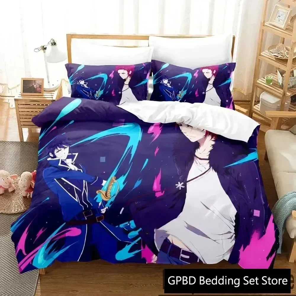 Luxury New 3D Print Anime K project Mikoto Suoh Bedding Set Boys Girls Twin Queen King Size Duvet Cover Adult Home Textileextile
