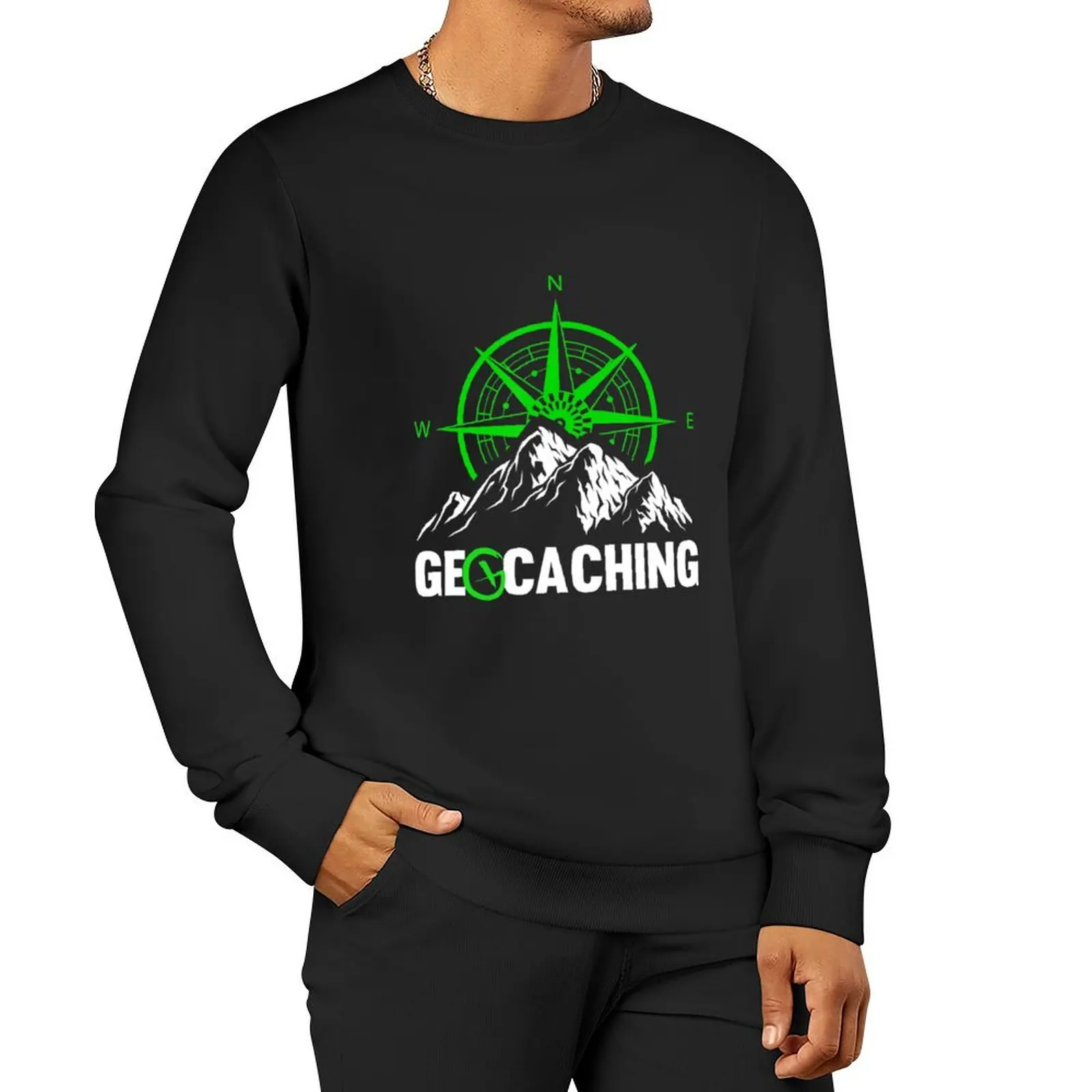 Geocaching Cache Radar Gps Geocacher Pullover Hoodie mens designer clothes tracksuit sweatshirt