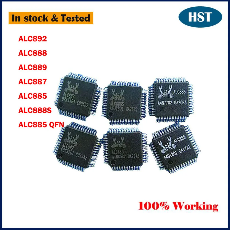 5PCS/LOT New Original ALC892-GR ALC892 ALC888 ALC889 ALC887 ALC885 ALC888S ALC885 QFN Chip IC Chipset