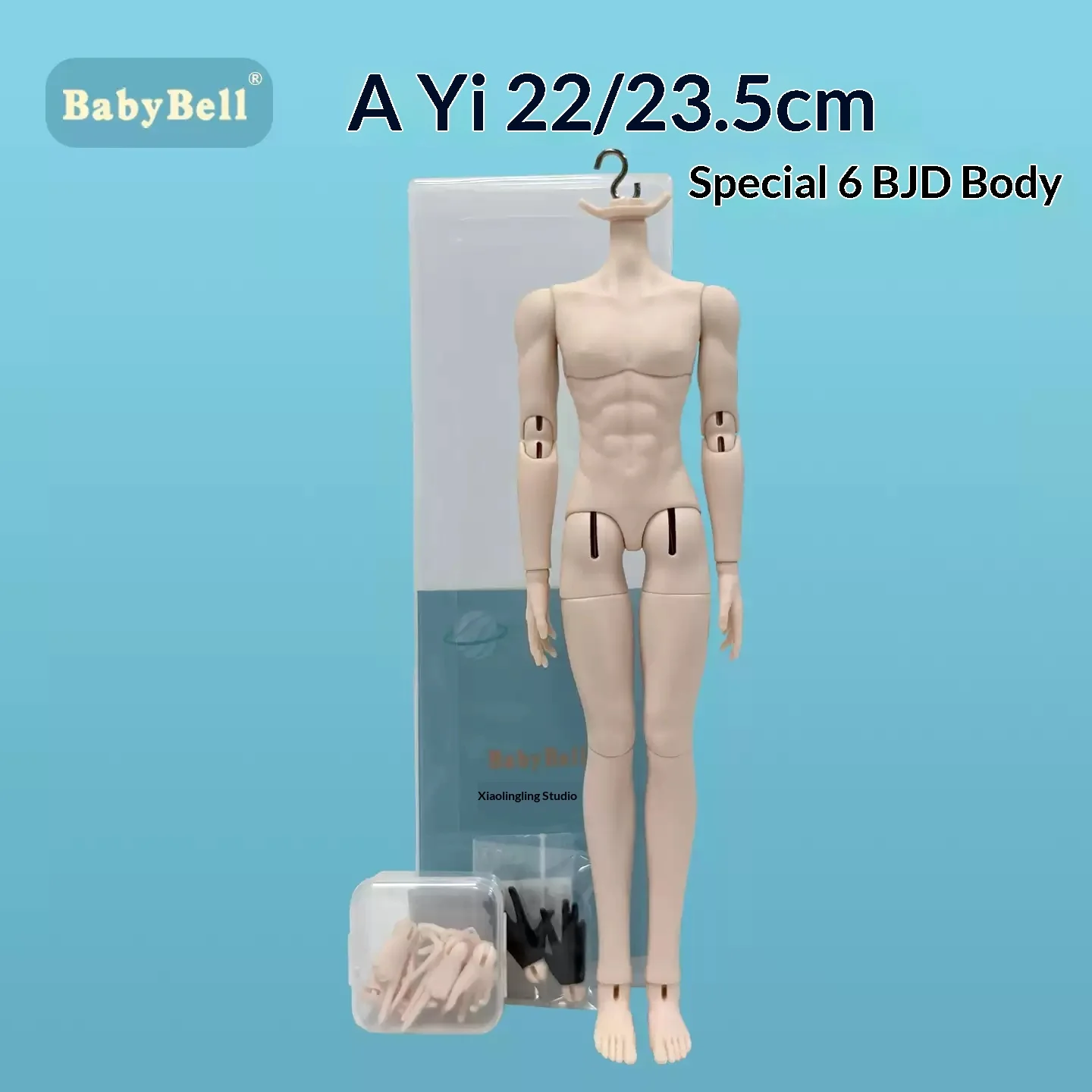 22/23.5cm High Bendable Joint 1/6 Doll Body Articulated Figure Body Compatible with OB22 OB24 Head for Advanced Doll Customizing