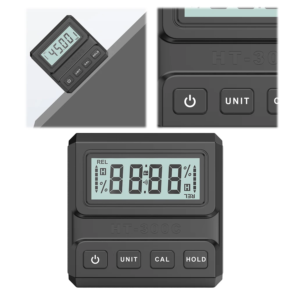 

4*90° Digital Protractor Angle Finder Gauge With Magnetic Base Angle Protractor Goniometer Angle Bevel Tester Measurement Box
