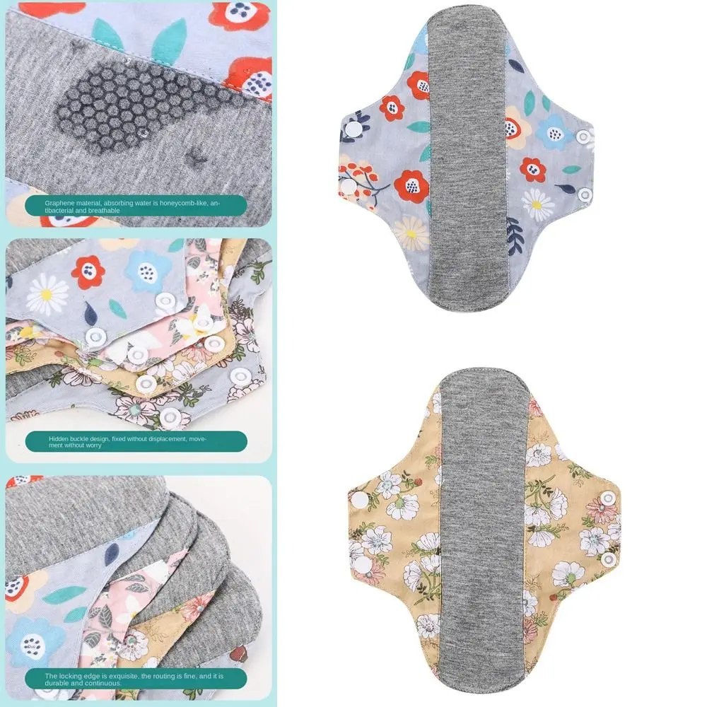 Reusable Monthly Absorbent Menstrual Female Hygiene Elderly Prevent Urine Leakage Sanitary Napkin Ecological Cloth Pads