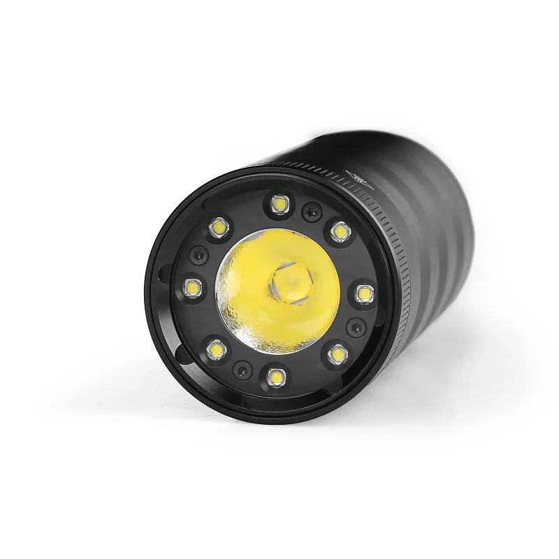 Ferei W180 Профессиональный светодиодный фонарик для дайвинга Водонепроницаемый перезаряжаемый фонарик для подводного плавания для подводной охоты Высокая мощность для взрослых Ferei W180 Профессиональный светодиодный фонарик для дайвинга Водонепроницаемый перезаряжаемый фонарик для подводного плавания для подводной охоты Высокая мощность для взрослых