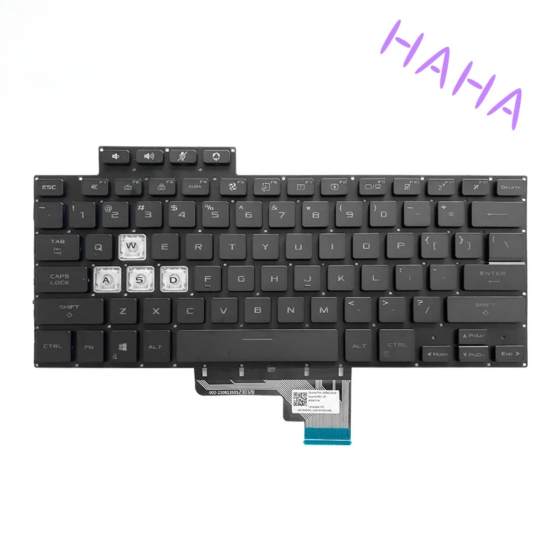 H+New Laptop Keyboard FOR ASUS TUF Air FX516P FX516 FX516PR FX516PM FA516