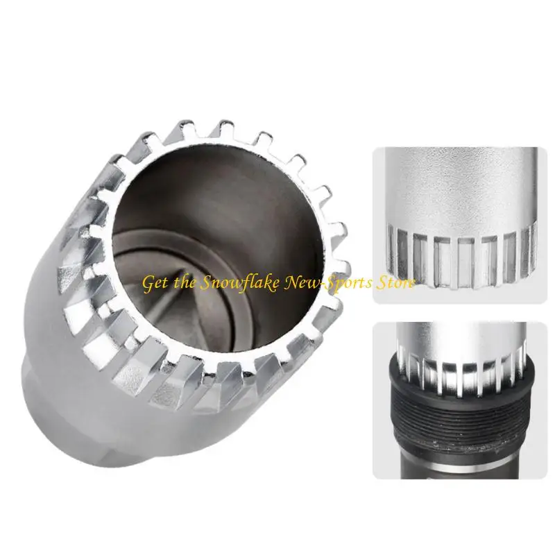 E56D Bicycles 20T Square Bottom Bracket Pullers Crankset Lockring Tool Sleeve Pullers for Bicycles Bottom Bracket of 20 Spindles