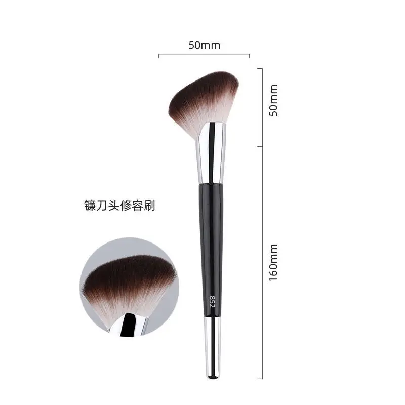 1pc Powder Makeup Brushes Fan Setting Contour Make up Brush Sculpting Detail Face Eyeshadow Eye Beauty tool