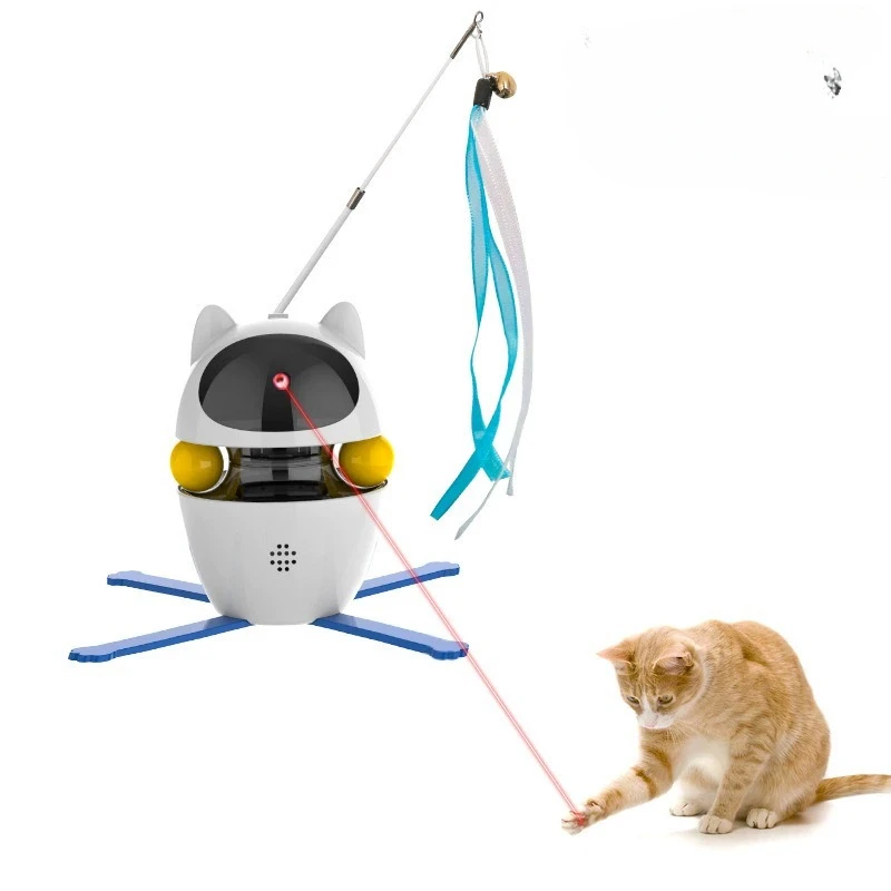 Cat toy cat teaser stick, self elevating, relieving boredom, automatic teaser, electric intelligent, bite resistant toy