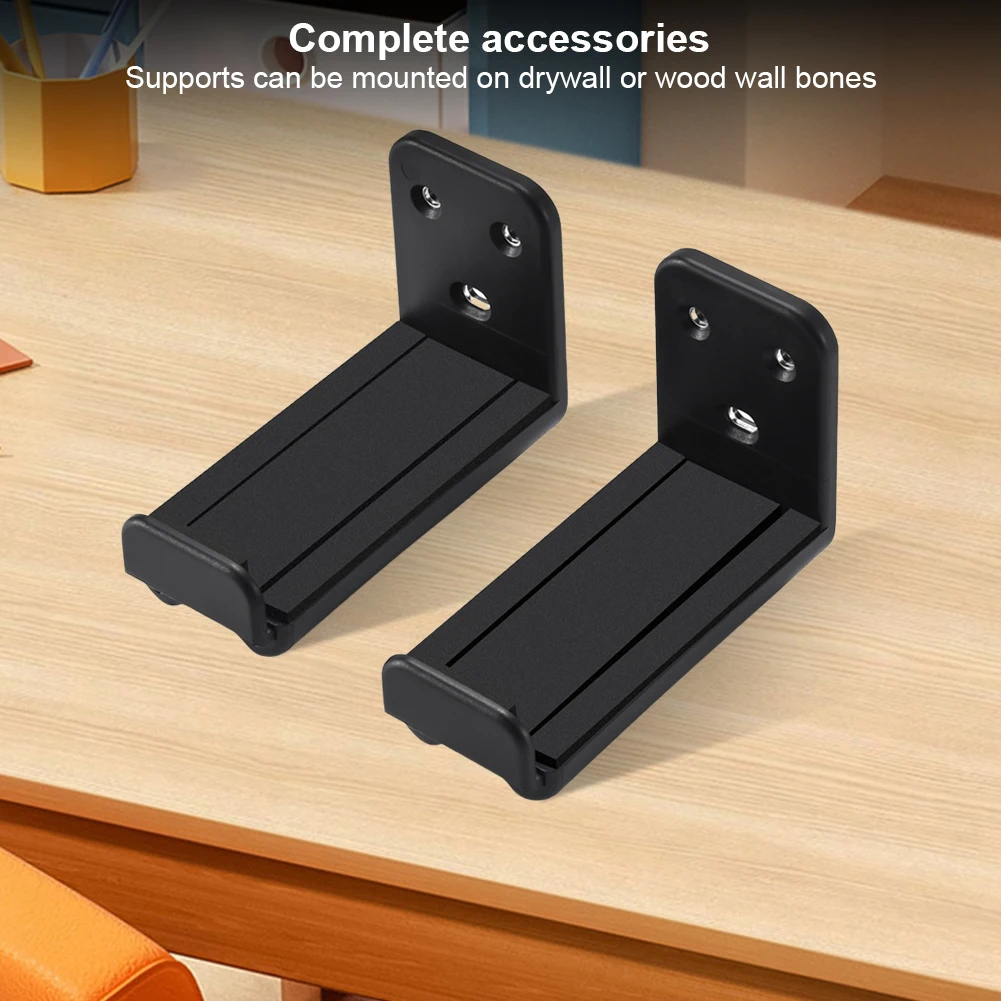 La staffa per montaggio a parete per soundbar può contenere fino a 44 libbre Supporto da parete per altoparlante per soundbar Staffa da parete per soundbar per cartongesso per la maggior parte delle soundbars