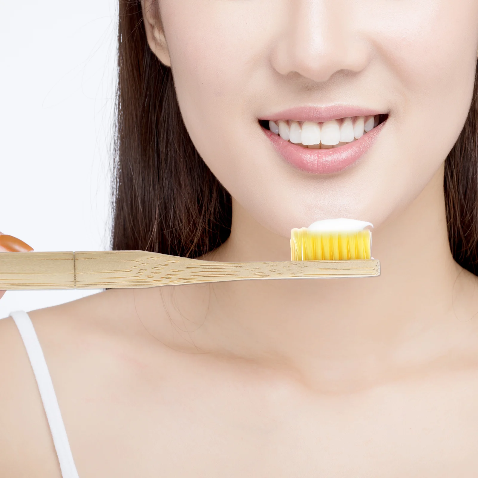 

7 Pcs Lightweight Toothbrush Durable Toothbrushes Bamboo Nylon Teeth Oral Cleaning Supplies Safe for Family and Friends