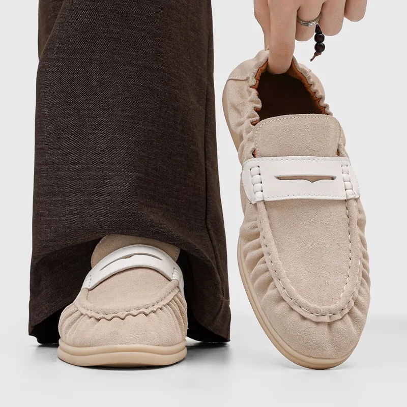 Men's Loafers and Slip-ons Designer Shoes Casual Man Shoes Suede Loafers Shoes for Man Herren Zapatos Verano Hombre Mocassins