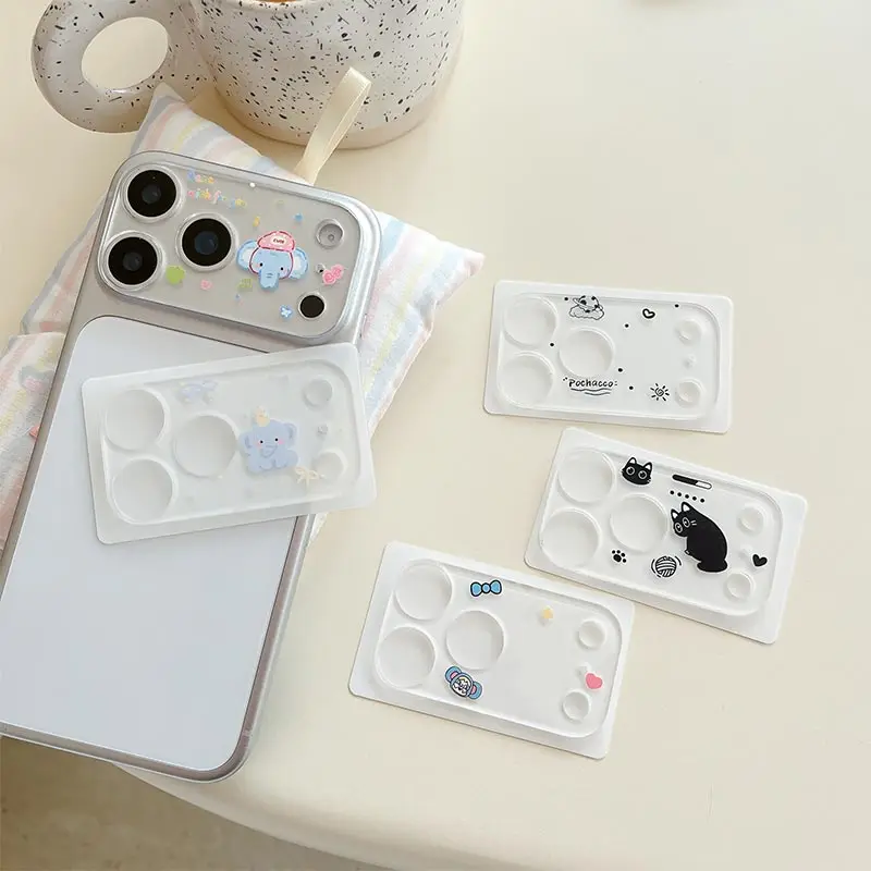 Cute Cartoon Animal Series Puppy Elephant Bear Lens Cover for iPhone 17 Pro 17 Pro Max Mobile Phone Camera Protectors