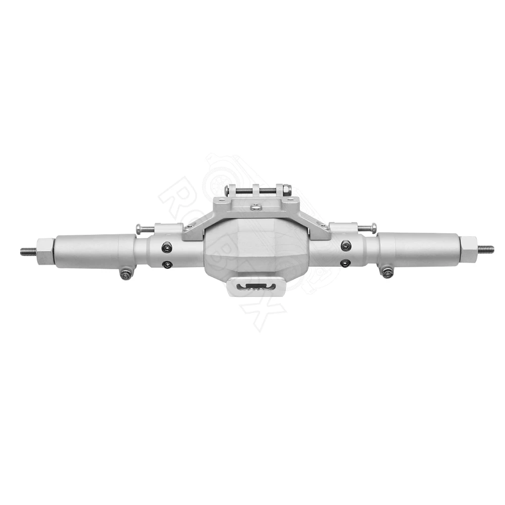CNC Aluminium Ruitvormige Aluminium Compleet Voor- en Achteras voor 1/10 RC Crawler Truck Axiale SCX10 II 90046 90047