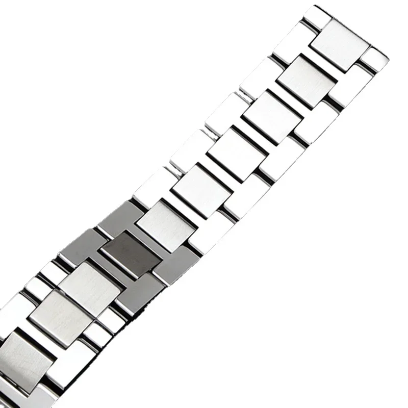 الفولاذ المقاوم للصدأ حزام ساعة اليد ل كارتييه تانك خزان Lun الرصيف مفتاح برميل نبيذ مقاوم للعرق الرجال النساء حزام الساعات اكسسوارات 20 23 مللي متر