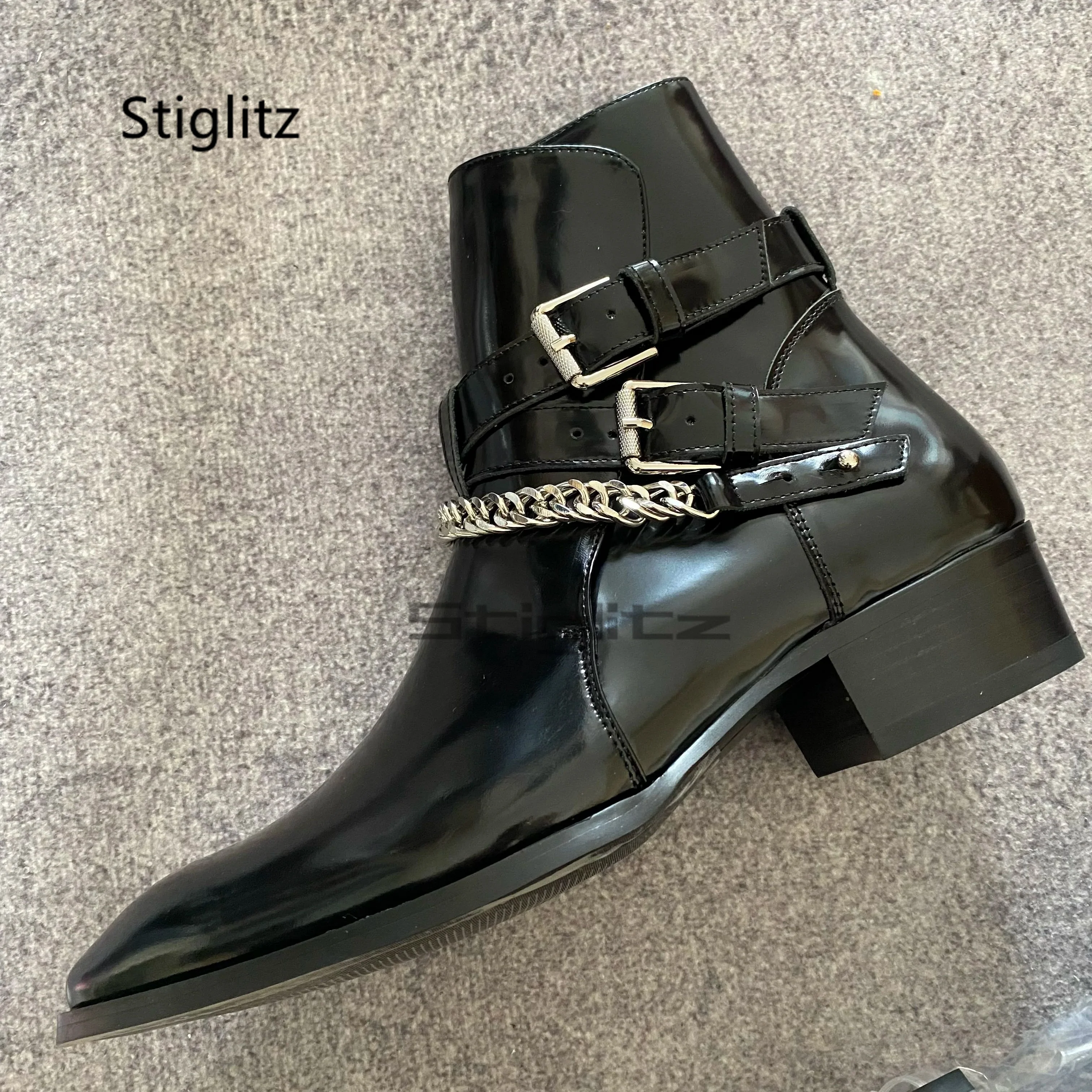 Męskie botki Chelsea ze skóry  – Men Shoes Size 11 recenzja i cena