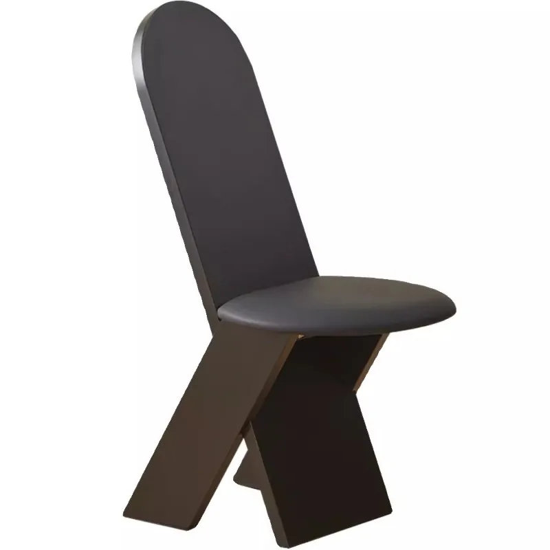 

Nordic creative solid wood dining chair used casual back chair